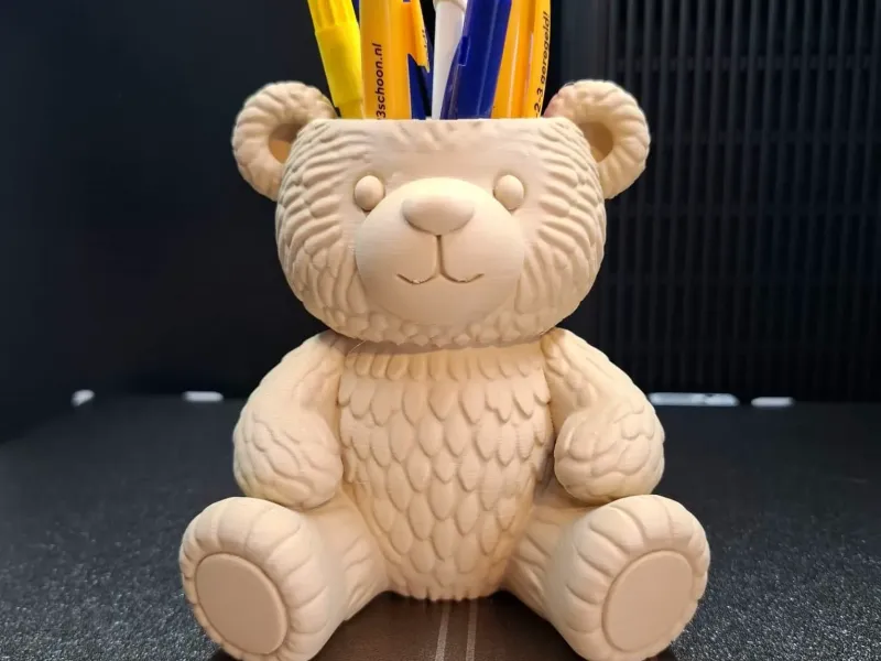 Teddy Bear Pen Holder