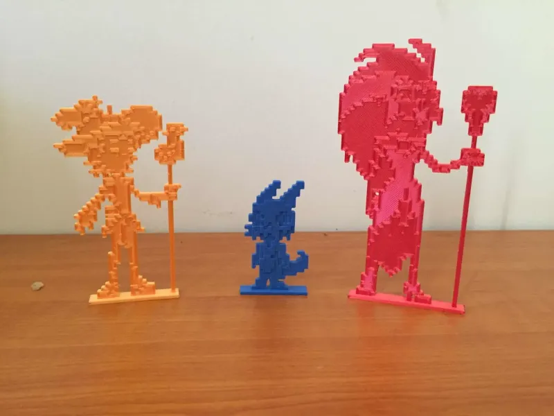The Owl House 8bit Standee's