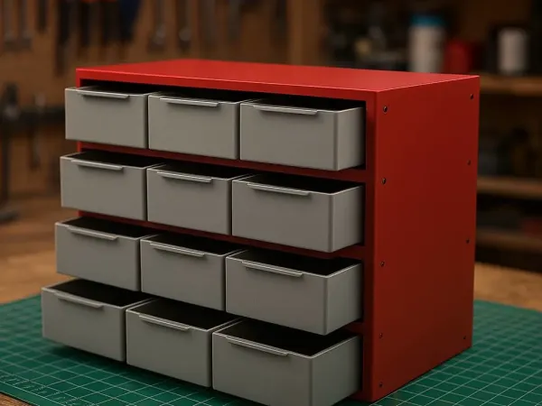 12-Drawer Storage Cabinet
