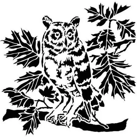 Free Others STL Download - Owl stencil 2by SMT_M 🦊