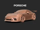 Porsche 911 3D print model-4