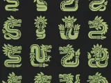 Kukulcan Maya Feathered Serpent Pack - 16 Unique 3D & Vector-6