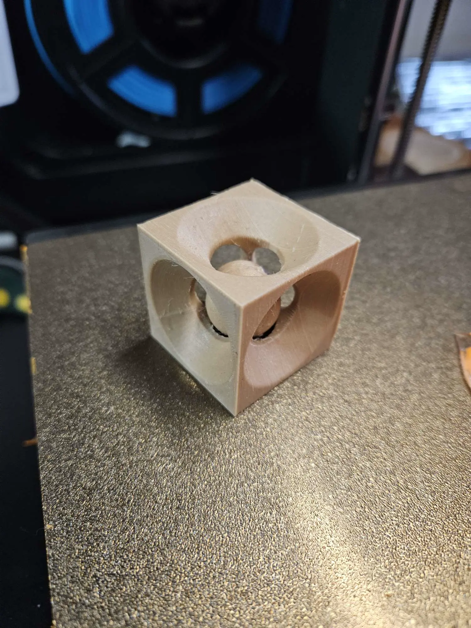 Würfel-Kugel-Puzzle (Print In Place)
