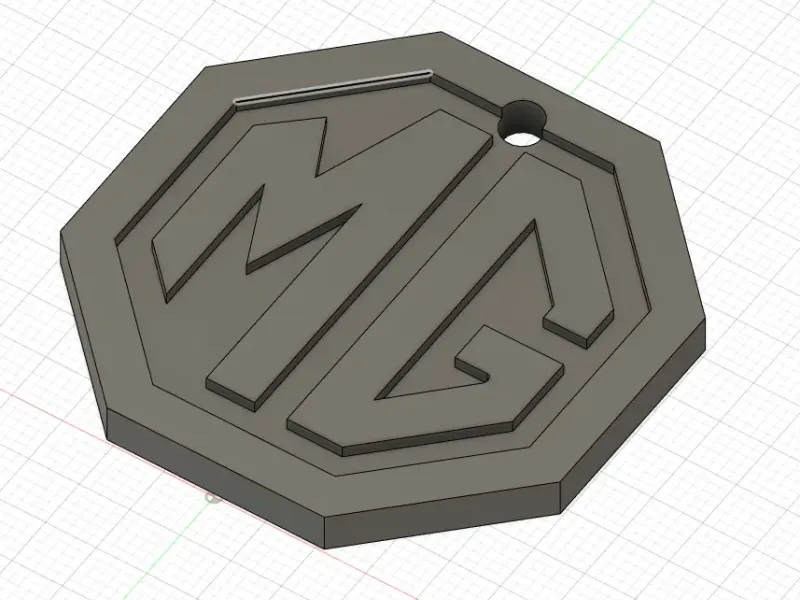 MG Keychain Logo