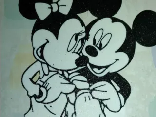 mickey and mini mouse