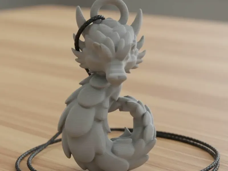 Cute Seahorse Dragon Necklace or Keychain