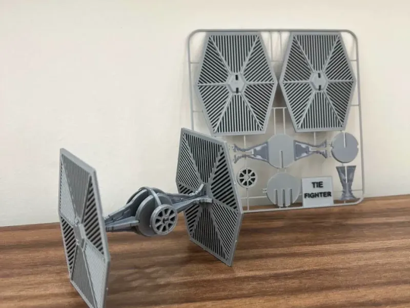 Tie Fighter kit card