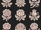 Rose Flower Design Pack – 9 Decorative CNC & Laser Cut-1