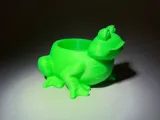 Frog flower pot-3