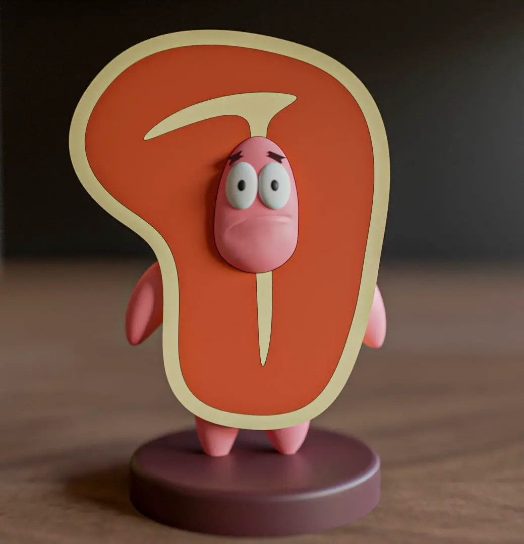 Patrick Steak Costume
