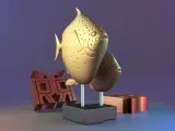 fish decor 2-5