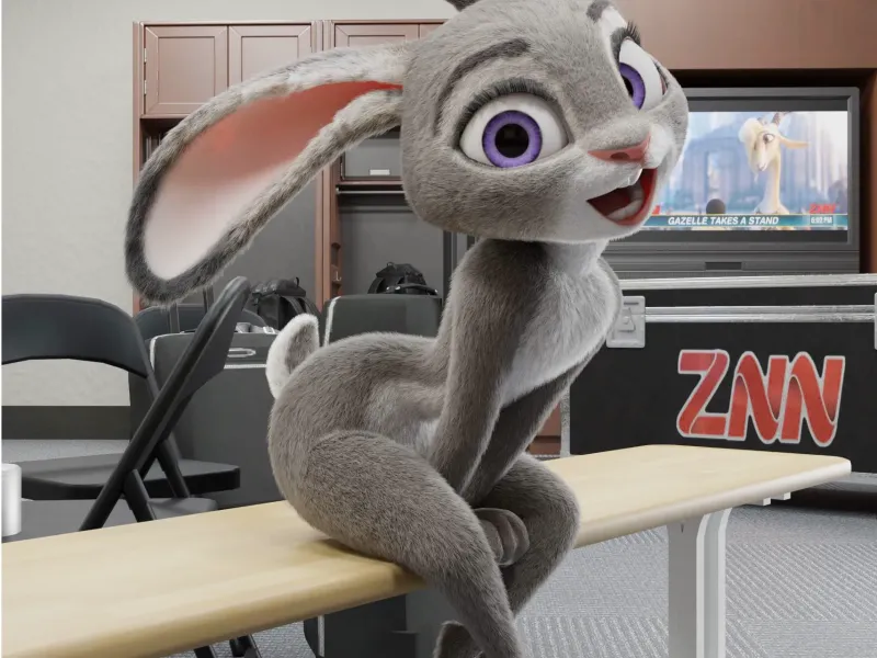 Judy Hopps - Zootopia Sexy STL 3D