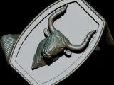 Bull Textured Ring-2