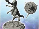Four-armed alien warrior with laser gun (7) - science fiction-4