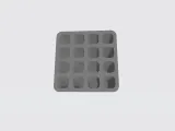 set box with compartments, thk 3mm, in size 10x10mm-4