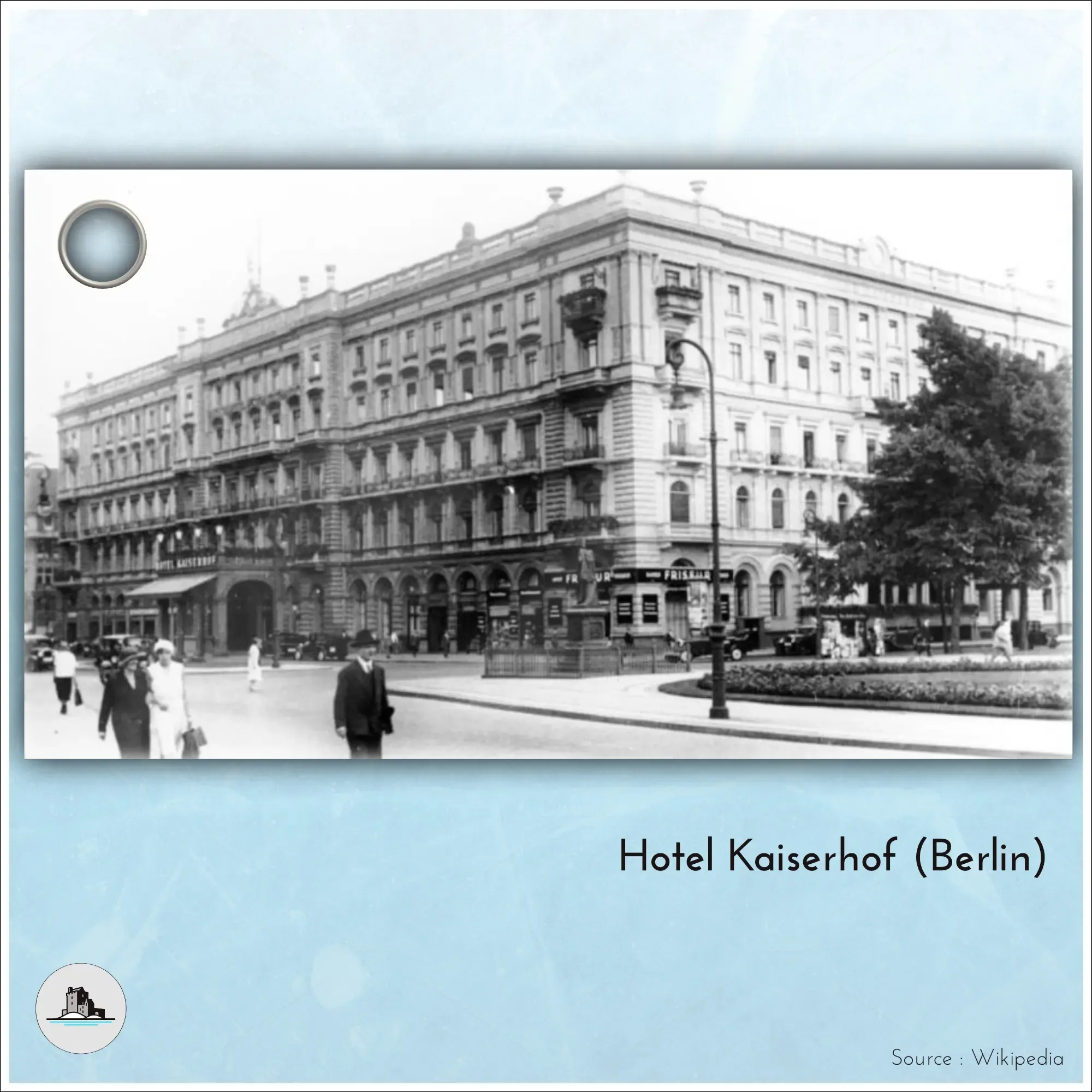 Kaiserhof Hotel (Wilhelmplatz, Berlin, Germany) - miniatures