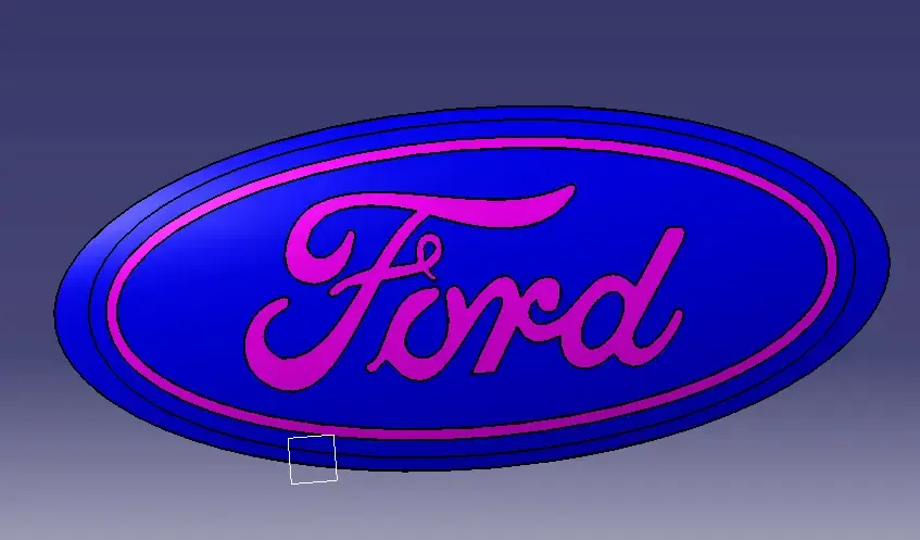2004 ford bantam front logo