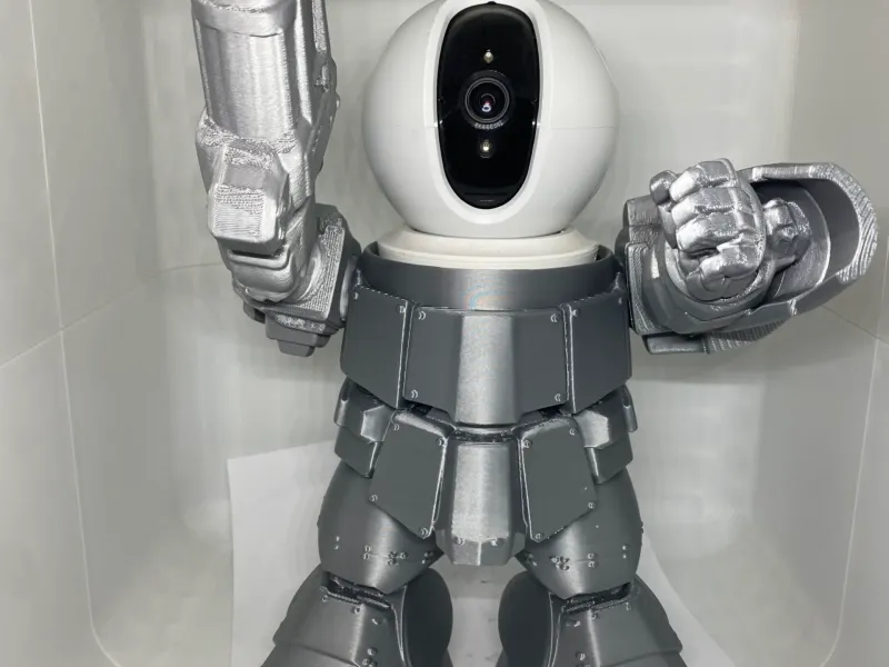 articulated robot security cam holder