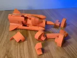 Rocket Puzzle – 21 Piece Interlocking Model-1
