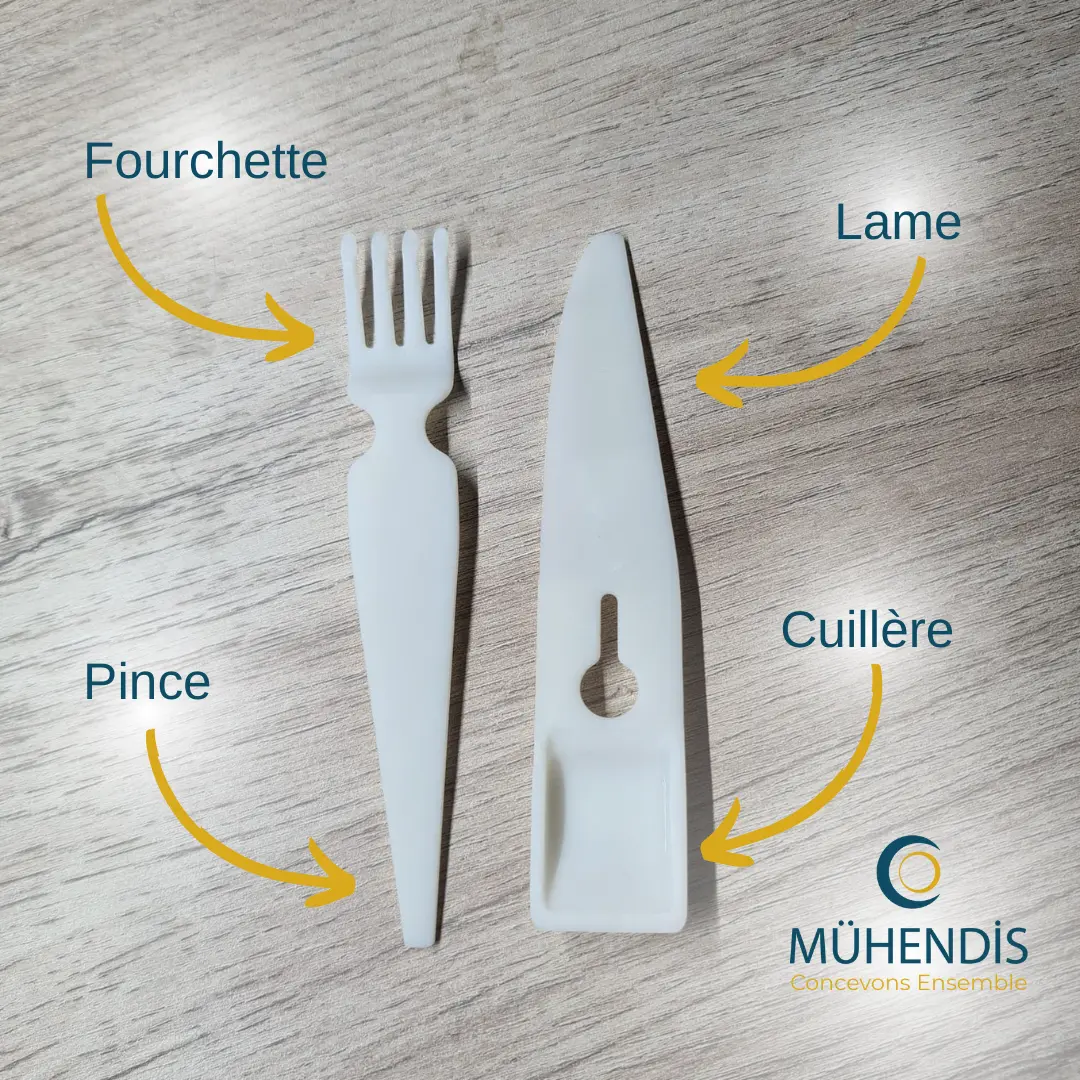 multi table set fork spoon knife stick