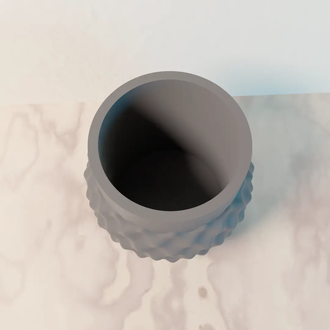 wavy pencil holder