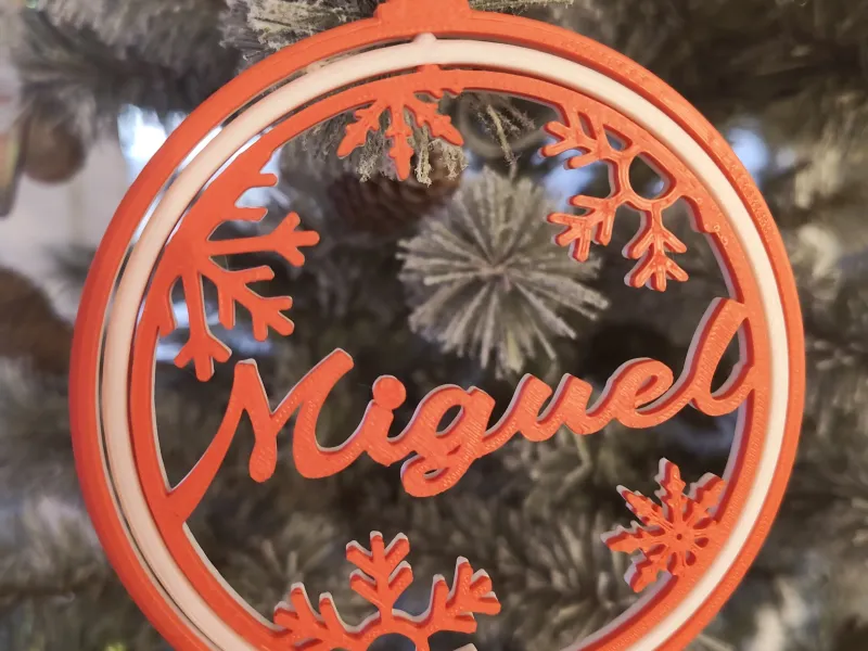 Adorno Árbol Navidad (Miguel)