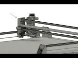 Upper rail holder left for CNC project -0