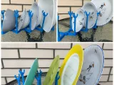 Folding Kitchen Dish Stand-5