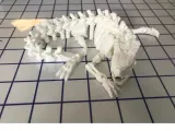 wingless articulated skeleton dragon-0