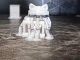 Mini Cat Creator Decoration 3D Printer Desk and Screen-2