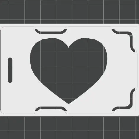 Score Card Case - Heart model