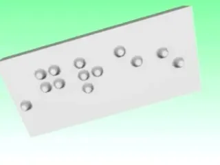 Green In Braille Code 2 For Game Participants 