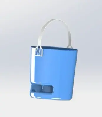 Perfect sand castle bucket