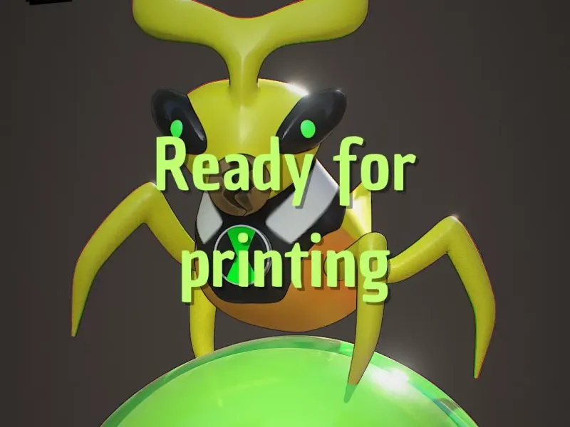 Ball Weevil 3D Model - Ben 10 Alien