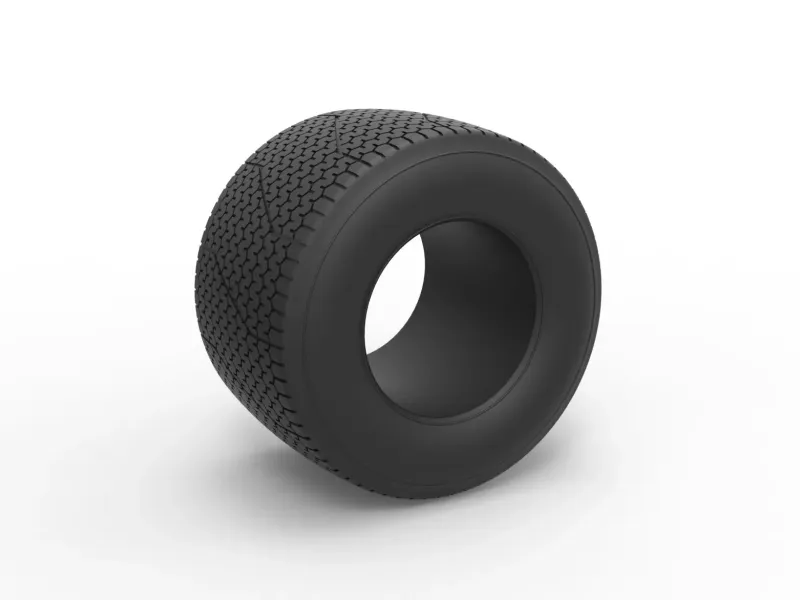 Dirt Sprint racing tire 21 Scale 1:25