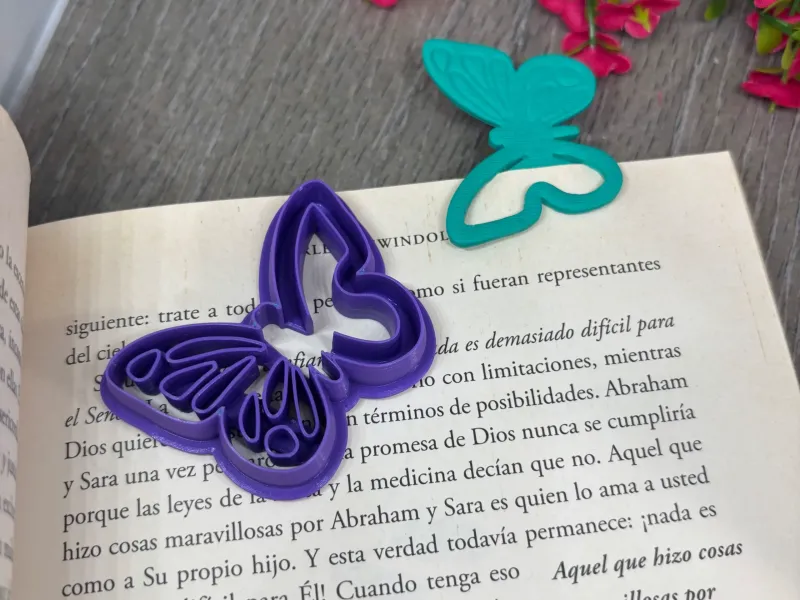 BUTTERFLY BOOKMARK CLAY CUTTER