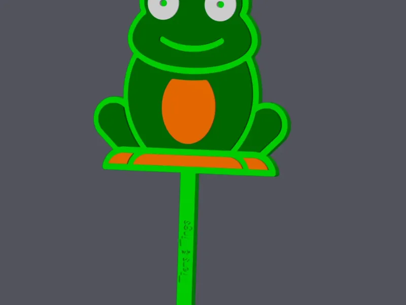 Frog - Caketopper & Cupcaketopper v2