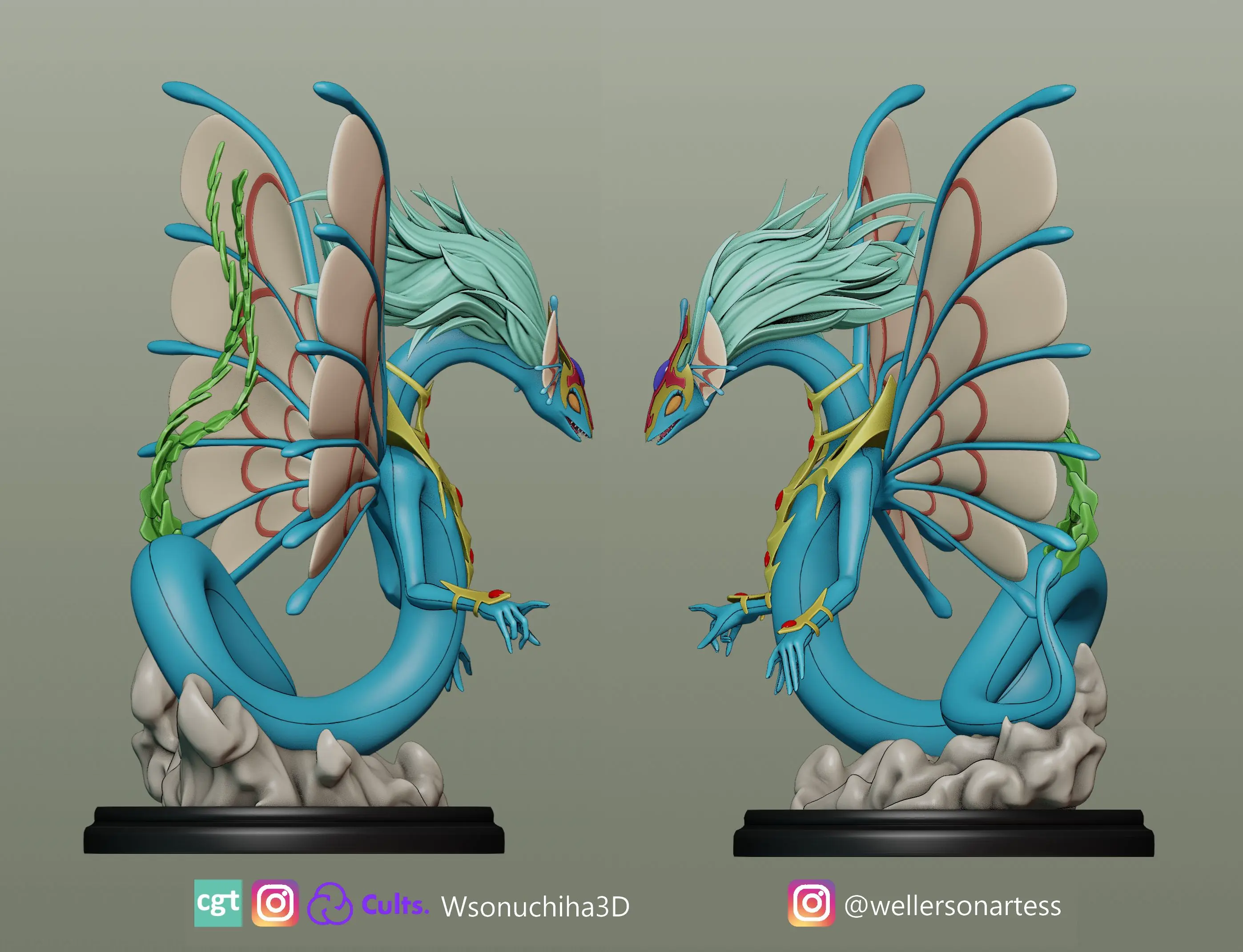 FIGURA DRAGÓN HADA ANTIGUA - YUGIOH