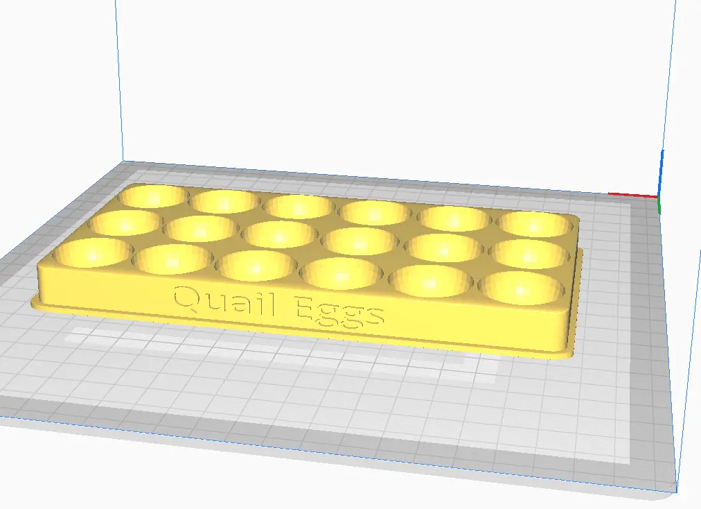 Quail Egg Container / 18  EGGS CONTAINER