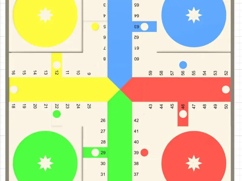 Parcheesi Game (Ludo)