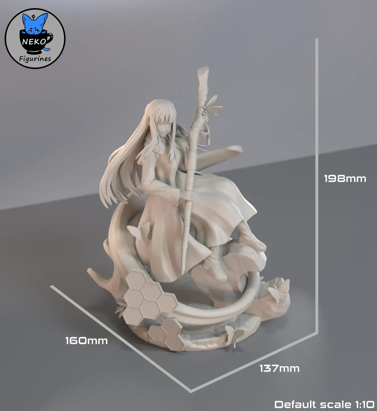 Fern - Beyond Journey's End Anime Figure for 3D Printing