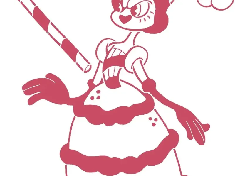 Baroness Von Bon Bon stencil