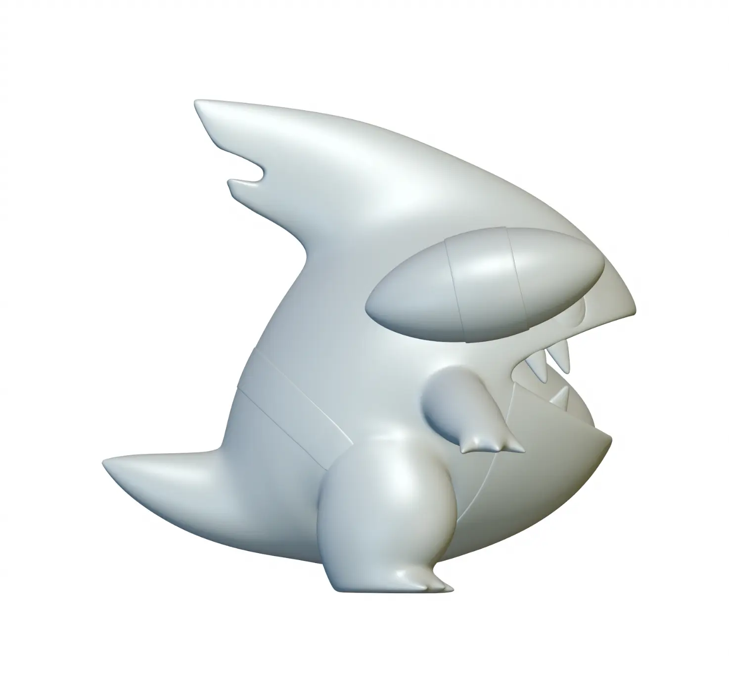 Pokemon Gible #443 - Ready for 3D Printing!