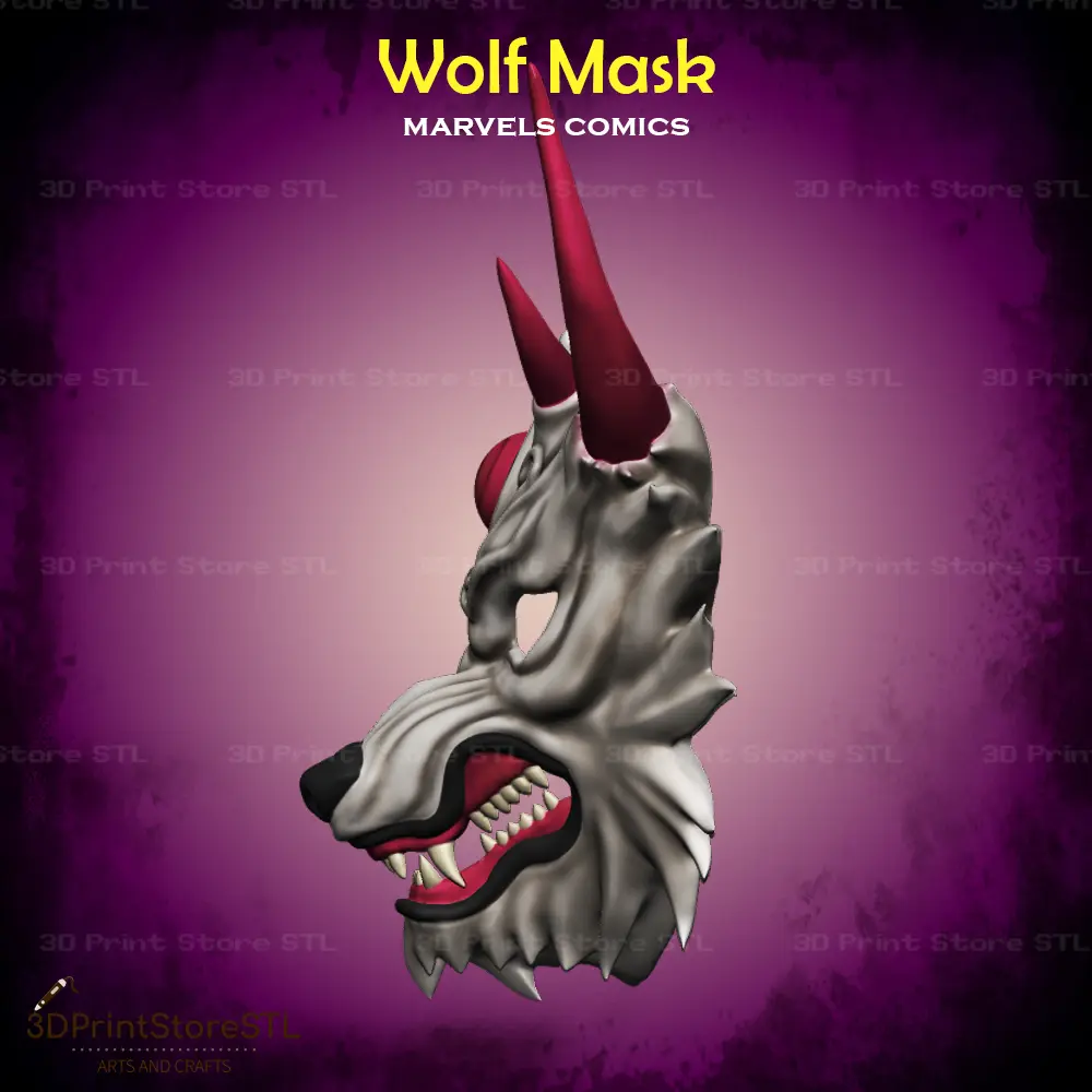 Mask Wolf Cosplay - STL File