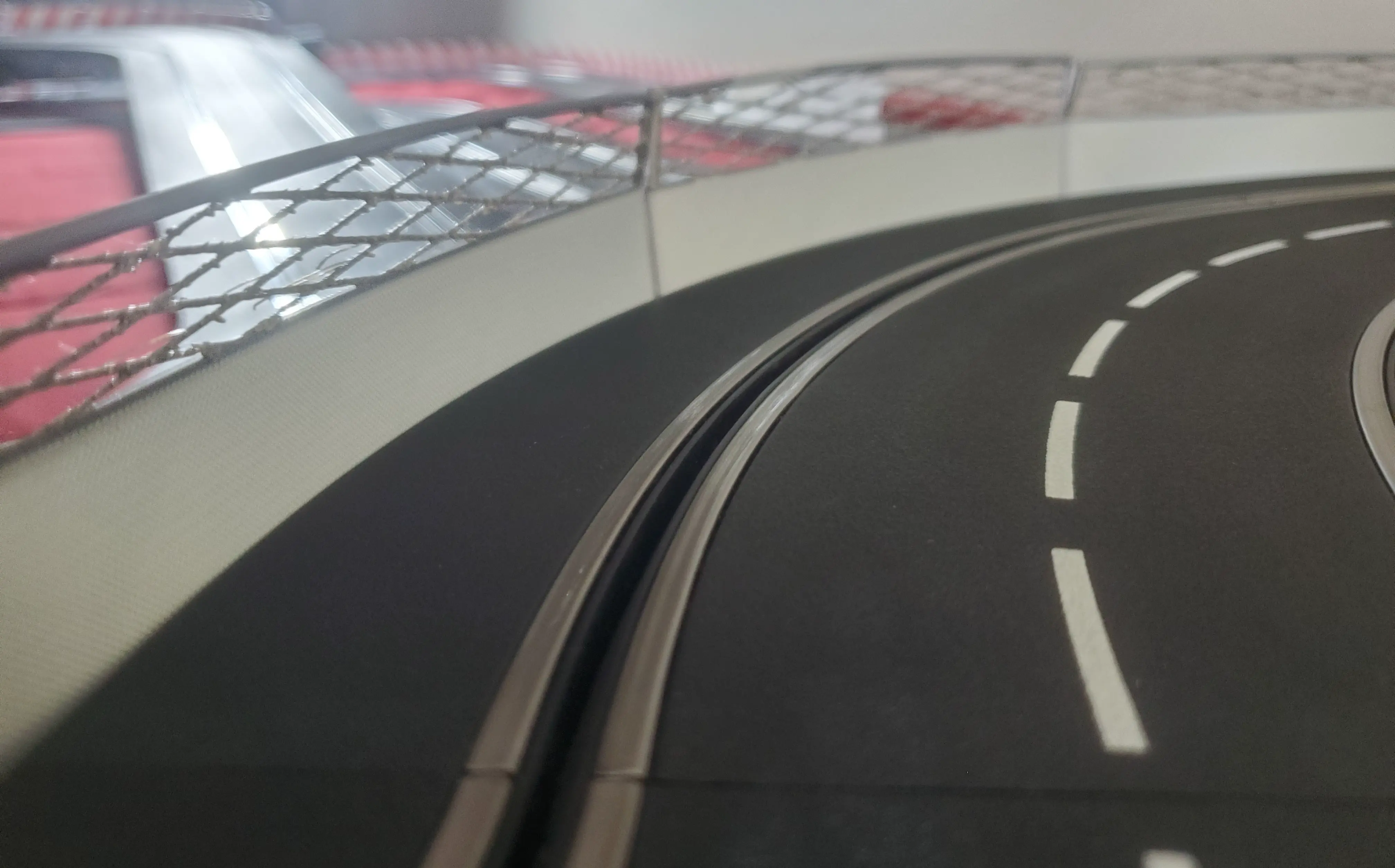 1/32 Carrera slot car track guardrails