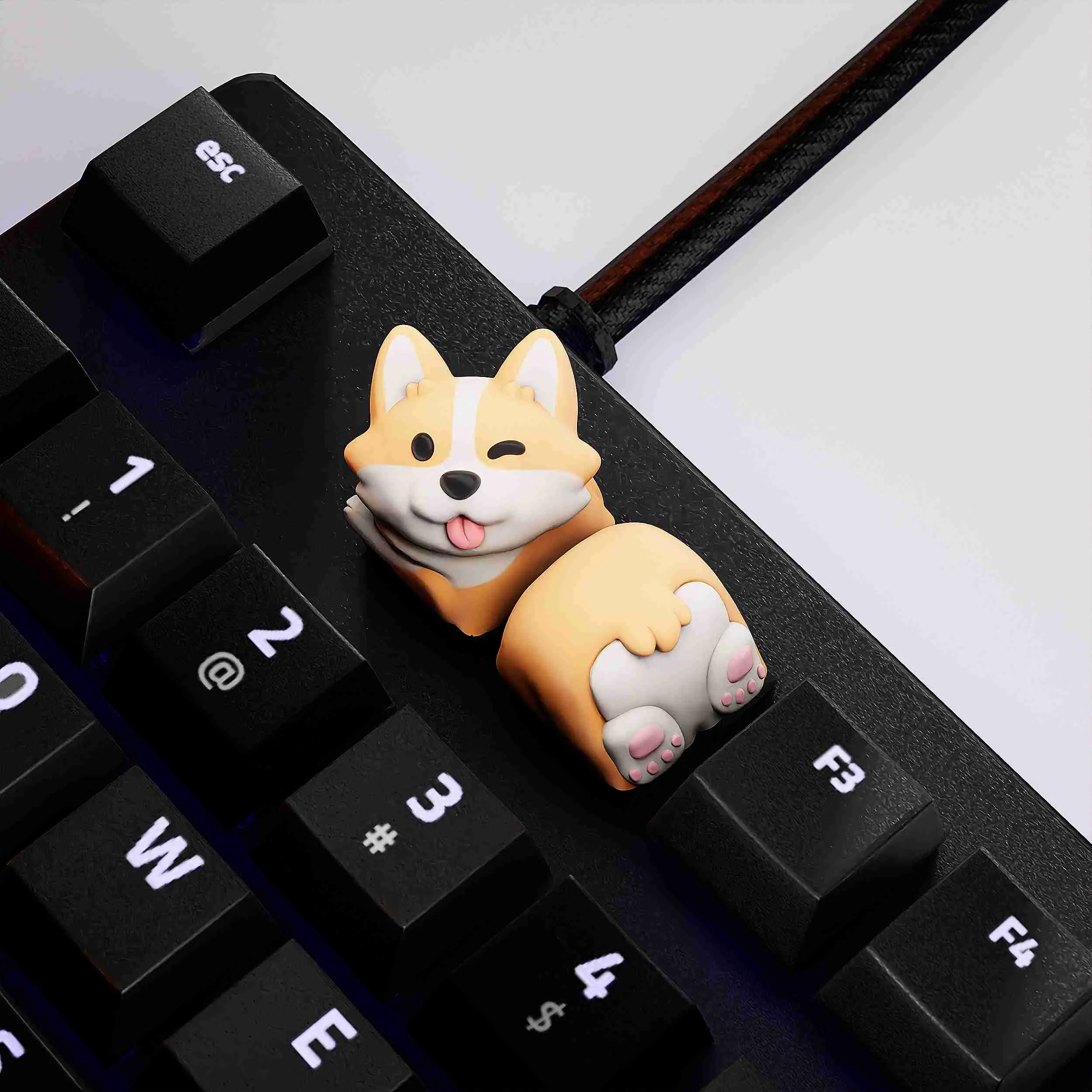 Puppy Corgi keycaps - Mechanical Keyboard