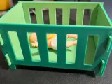 Doll Miniature Bed, Interlocking Connections-5