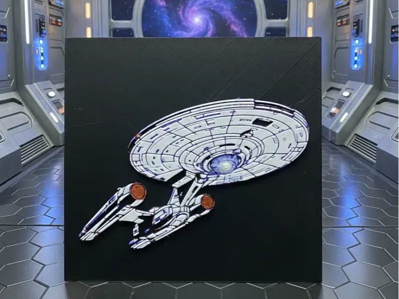Hueforge USSエンタープライズD スタートレック