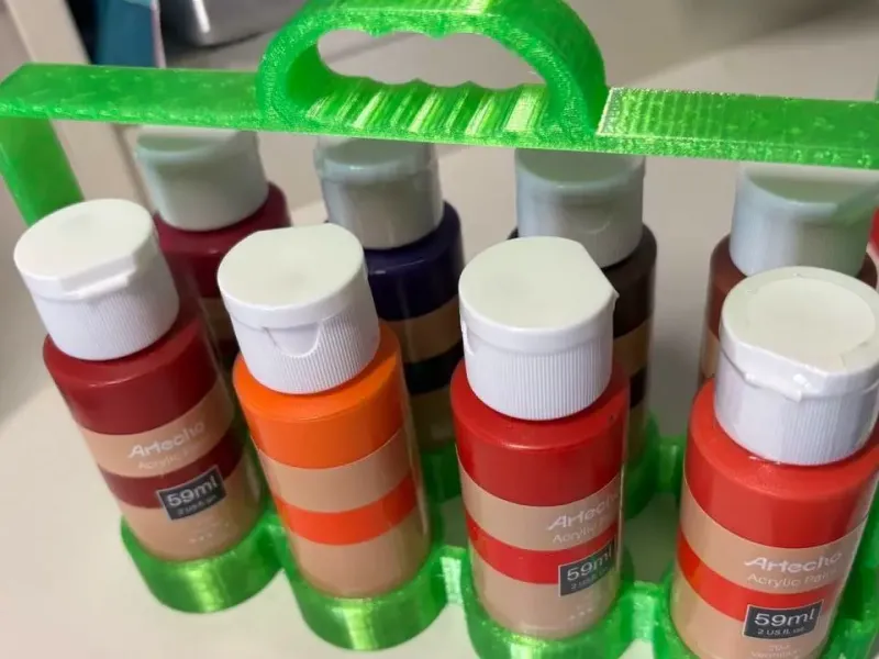 Paint Holder Rack.