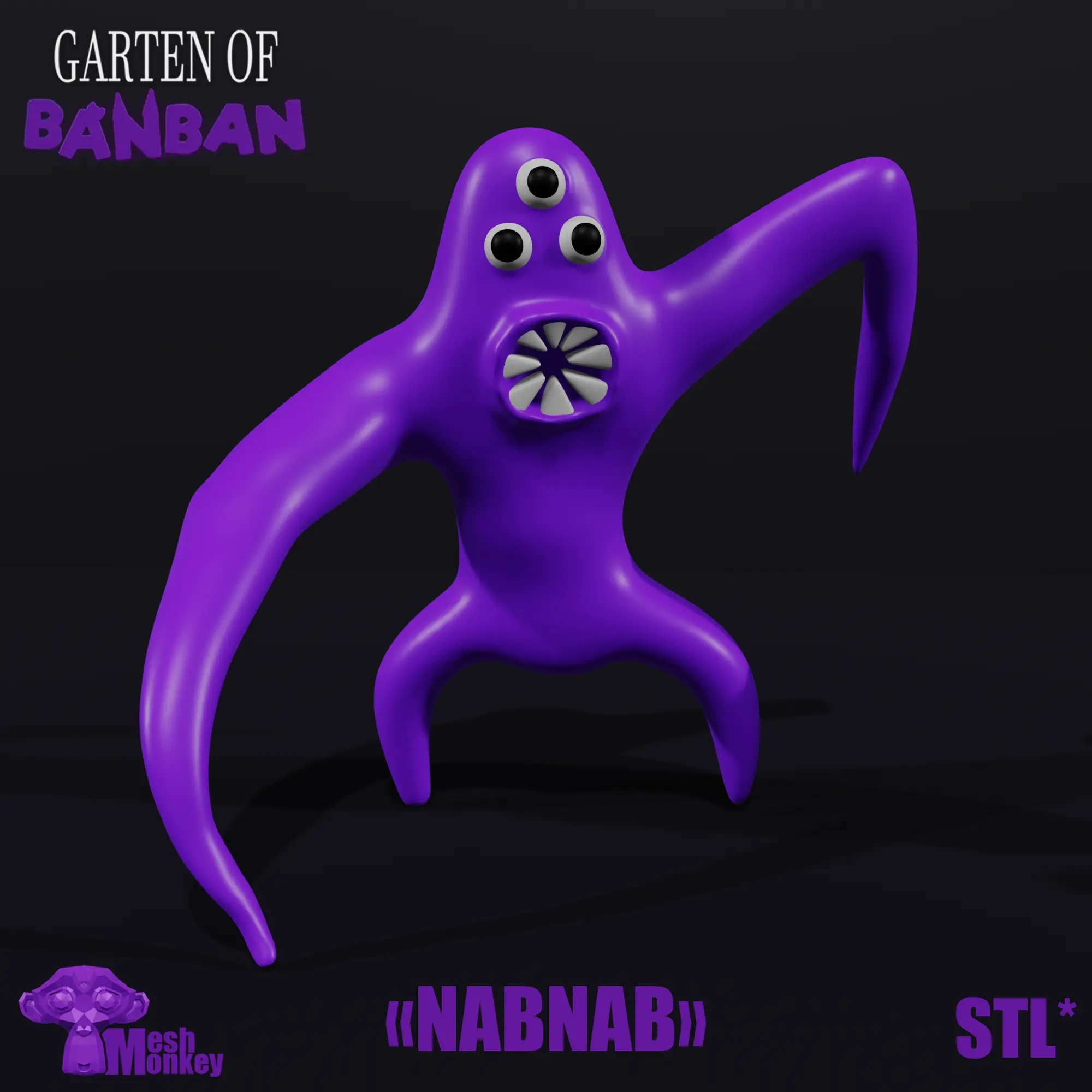 GARTEN OF BANBAN CHAPTER 2 - MONSTER PACK - 3D MODELS STL*